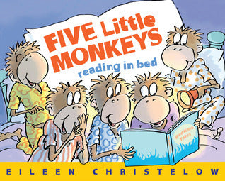 Five Little Monkeys Reading in Bed
