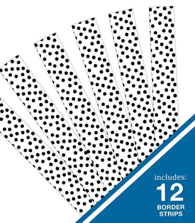 Painted Dots Straight Bulletin Board Borders
