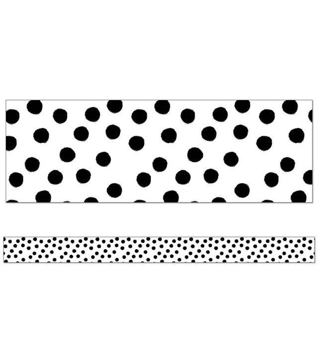 Painted Dots Straight Bulletin Board Borders