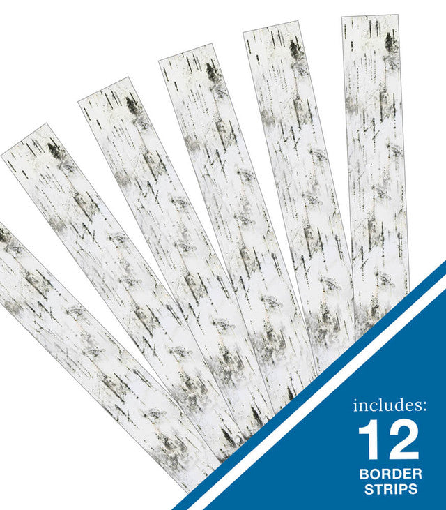 Birch Tree Straight Bulletin Board Borders