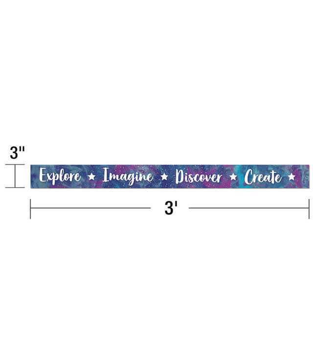 Galaxy Straight Bulletin Board Borders