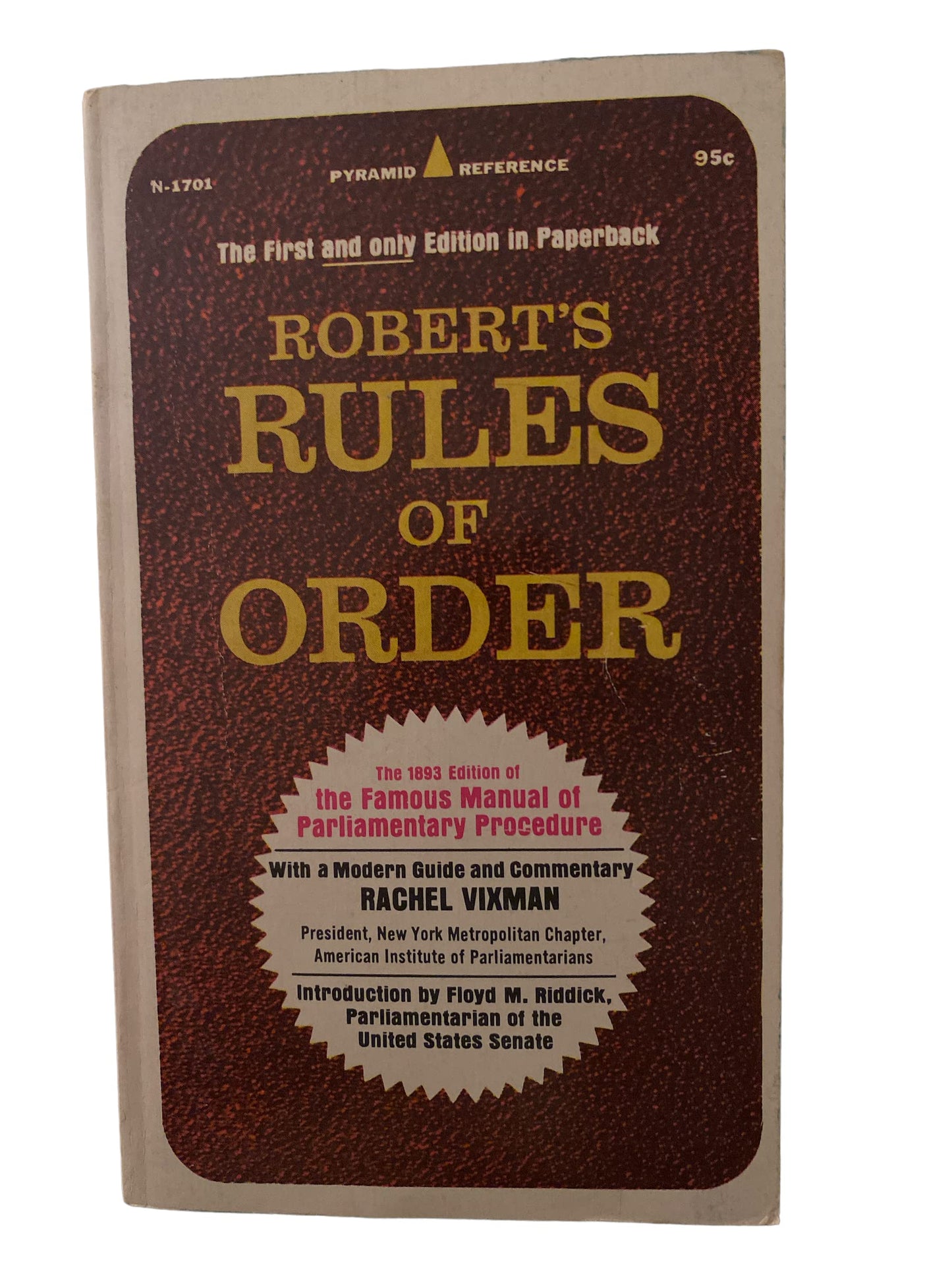 Robert's Rules of Order
