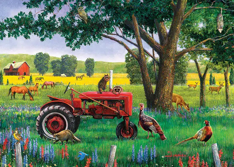 Red Tractor (35 Piece tray)
