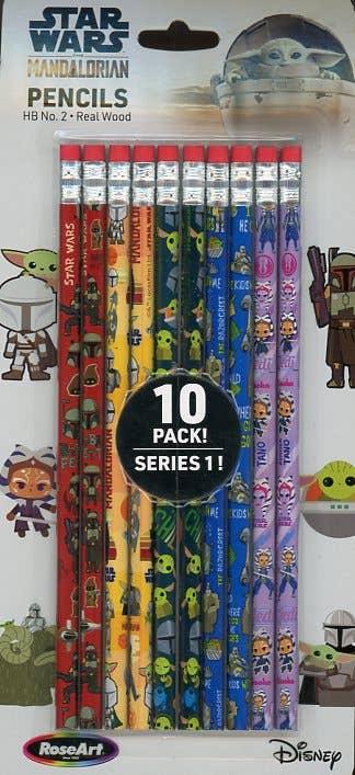 Mandalorian 10Ct HB No.2 Pencils (Disney Star Wars)