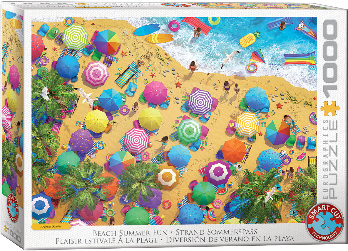 Eurographics 1000 Piece Beach Summer Fun Puzzle