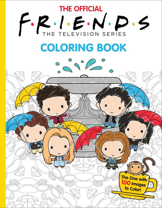 The Official Friends Coloring Book: The One with 100 Images to Color! (Media tie-in)