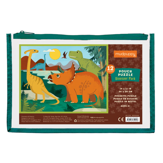 Dinosaur Park 12 Piece Pouch Puzzle
