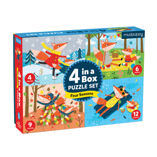 Four Seasons 4-in-a-box Puzzle Set