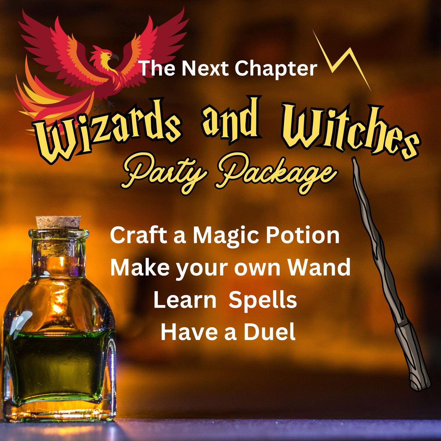 Witches & Wizards Birthday Party Package
