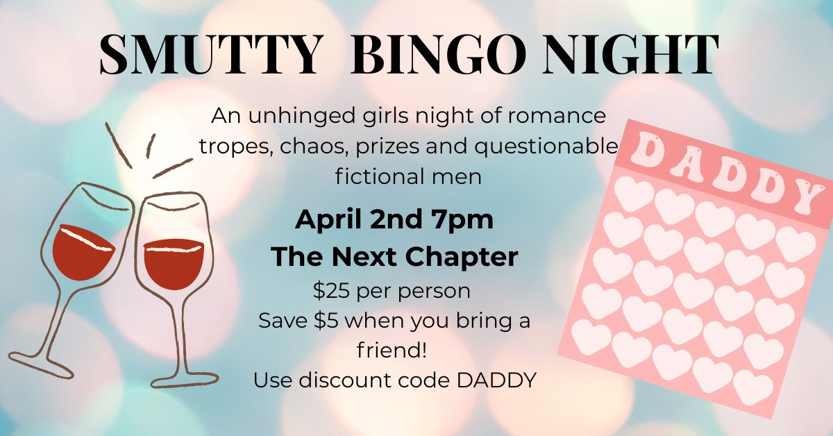 Smutty Bingo Night April 2nd 7pm