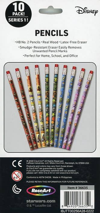 Mandalorian 10Ct HB No.2 Pencils (Disney Star Wars)