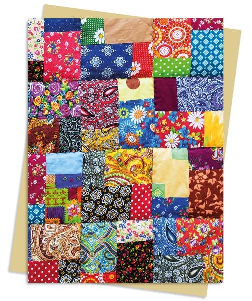 Patchwork Quilt Greeting Card