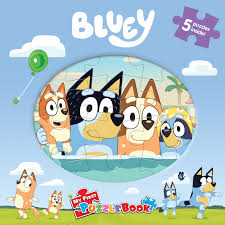 Bluey My First Puzzle Book - Jigsaw Puzzles for kids, 10-page board book, 5 puzzles to enjoy (Copy)