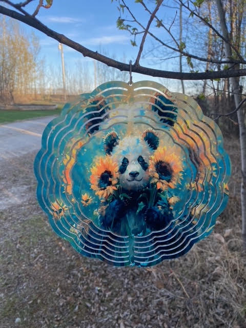 Panda Wind Spinner 10"