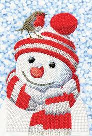 Crystal Art Notebook- Friendly Snowman