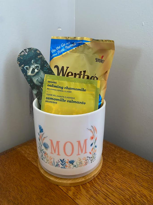 Ceramic Storage Jar with lid “mom