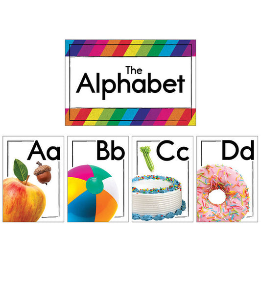 Photographic Alphabet Bulletin Board Set Grade K-2
