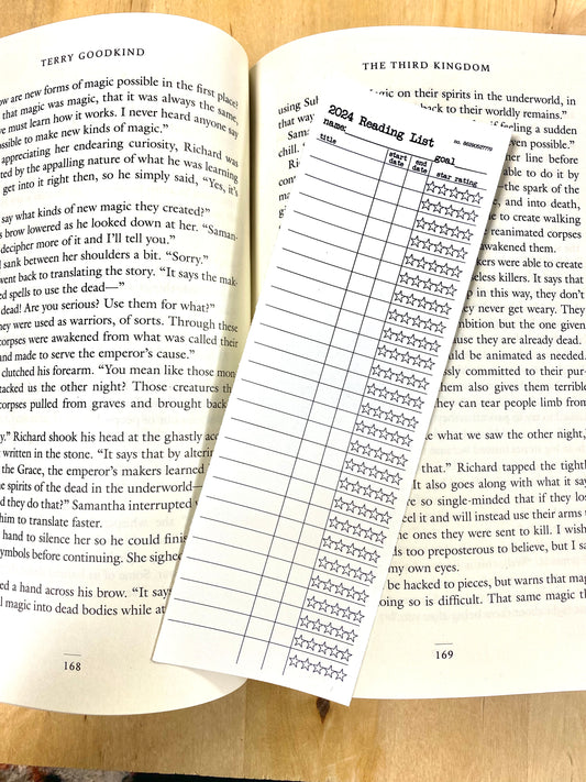 Reading List bookmark