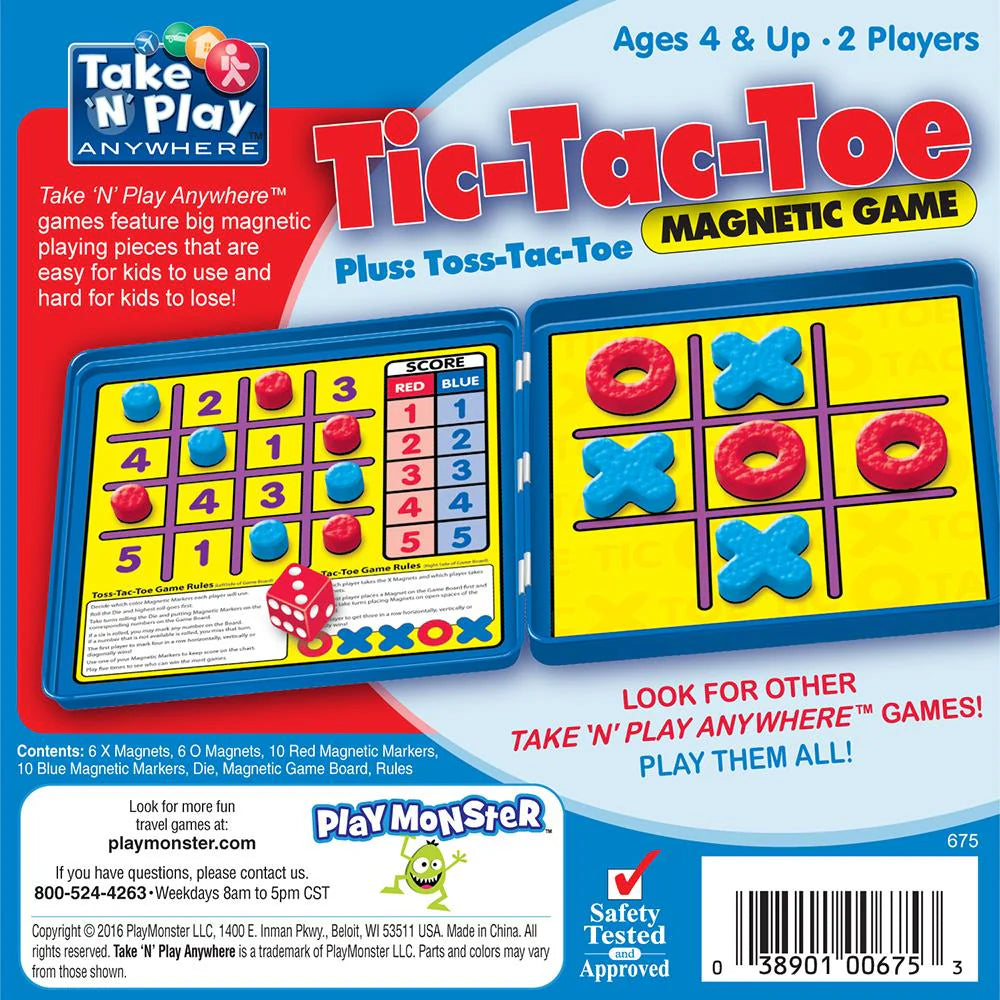 Tic-Tc-Toe Magnetic Game