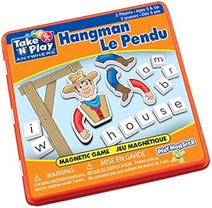 Hangman magnetic game