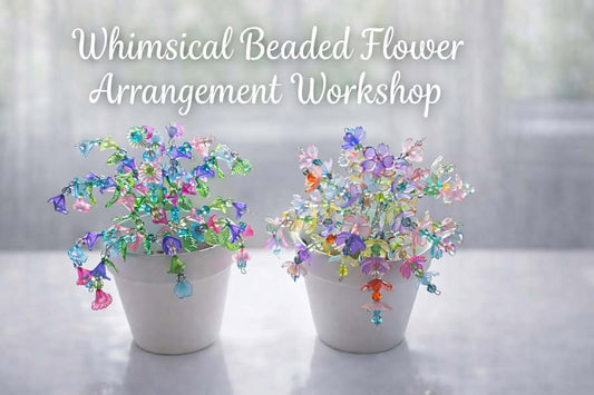 🌸 Glass & Acrylic Flower Pot Workshop 🌸