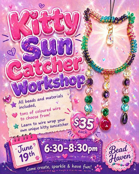 Kitty Sun Catcher Workshop- June 19th