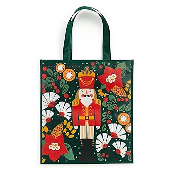 Merry Nutcracker Reusable Shopping Tote