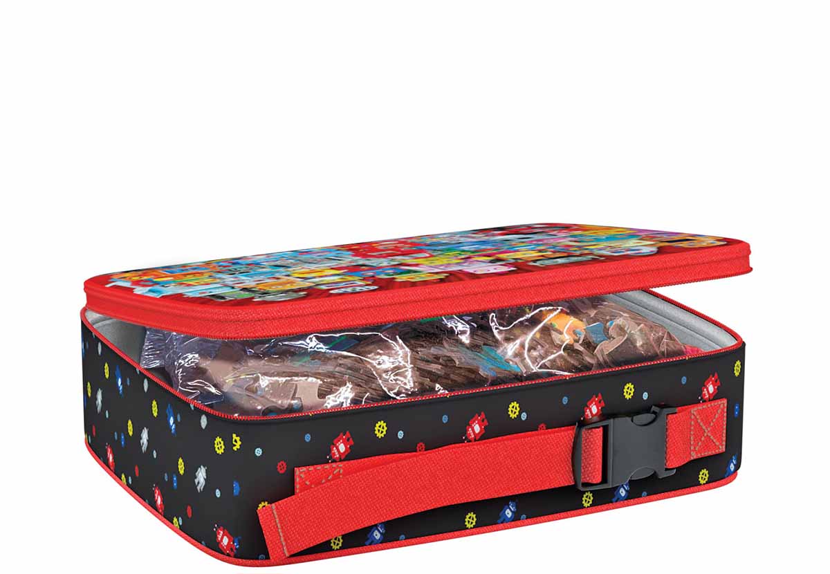 Robots Puzzle in a Lunch Box - 100pc Jigsaw Puzzle by Eurographics