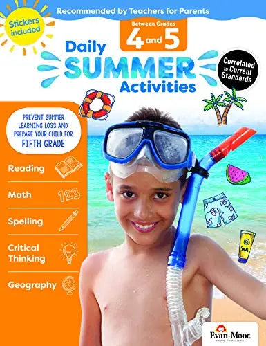 Daily Summer Activities (Between Grades 4 and 5)