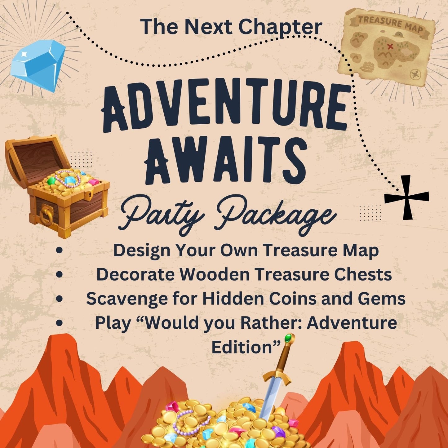 Adventure Awaits Party Package