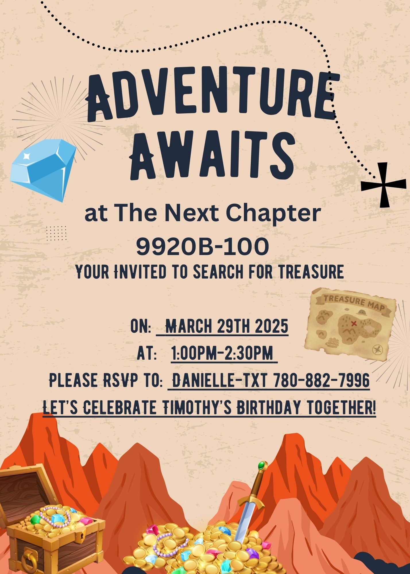 Adventure Awaits Party Package