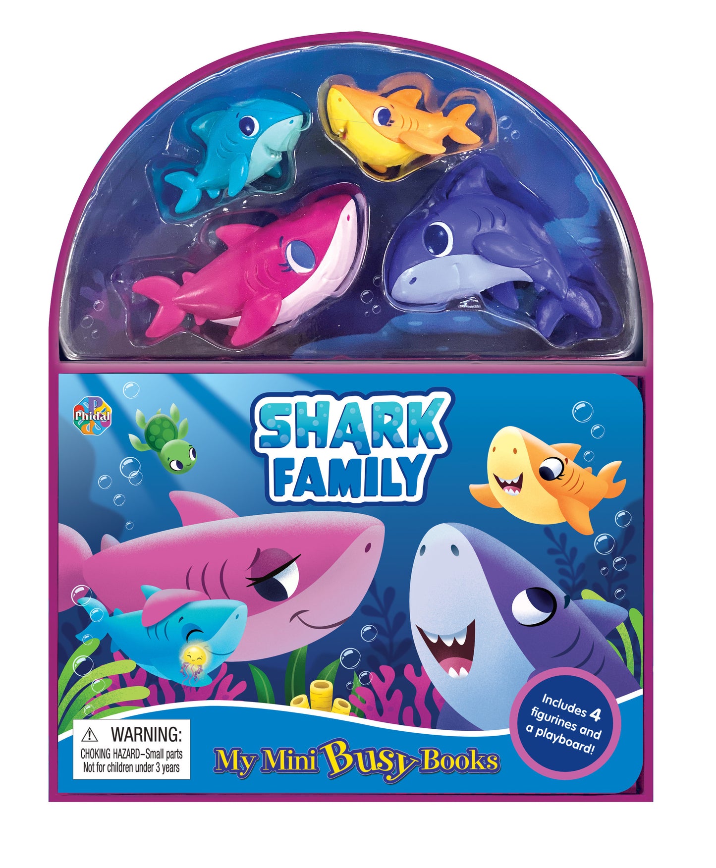 SHARK FAMILY MINI BUSY BOOKS