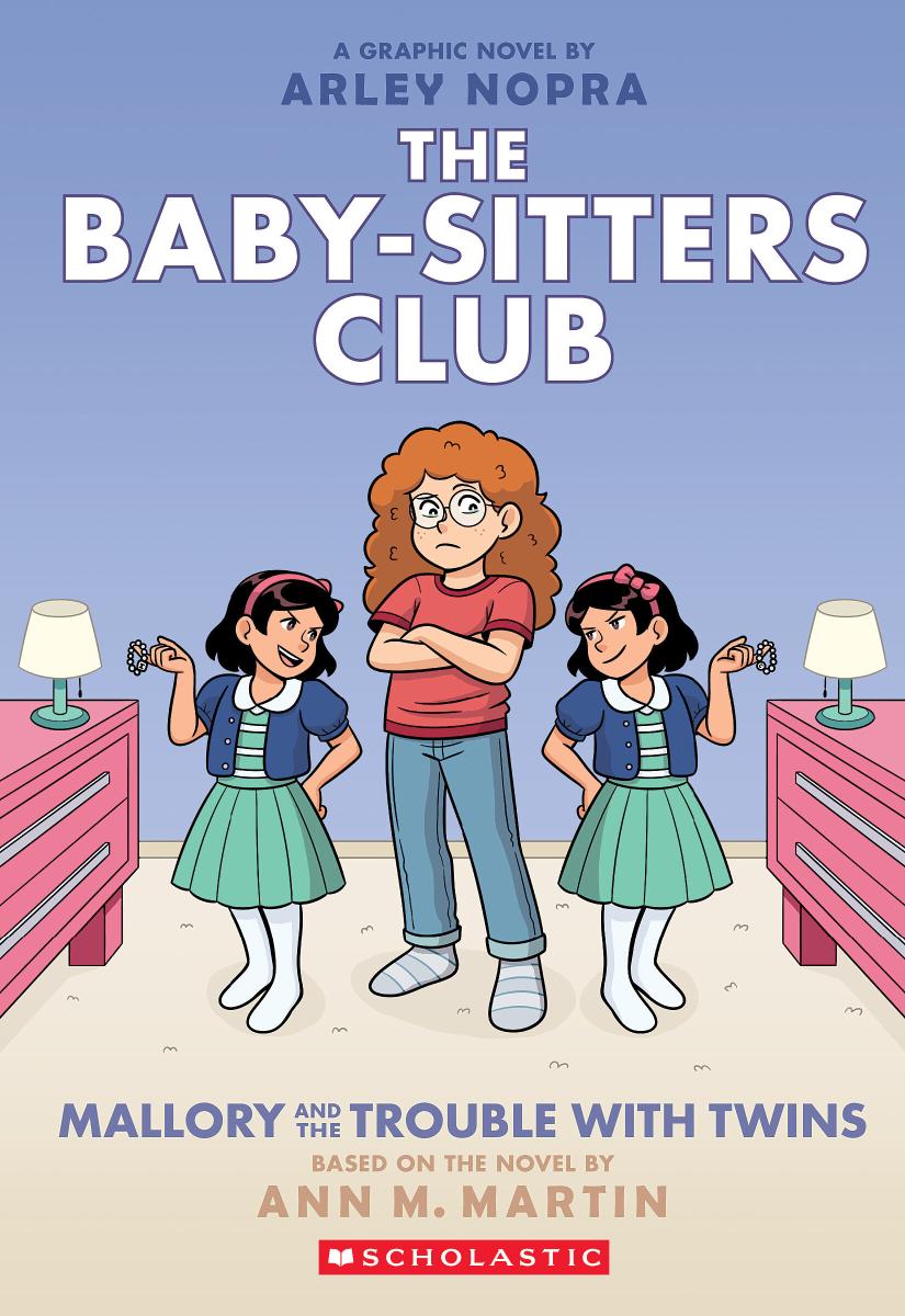 Mallory and the Trouble with Twins: A Graphic Novel (The Baby-sitters Club #17)