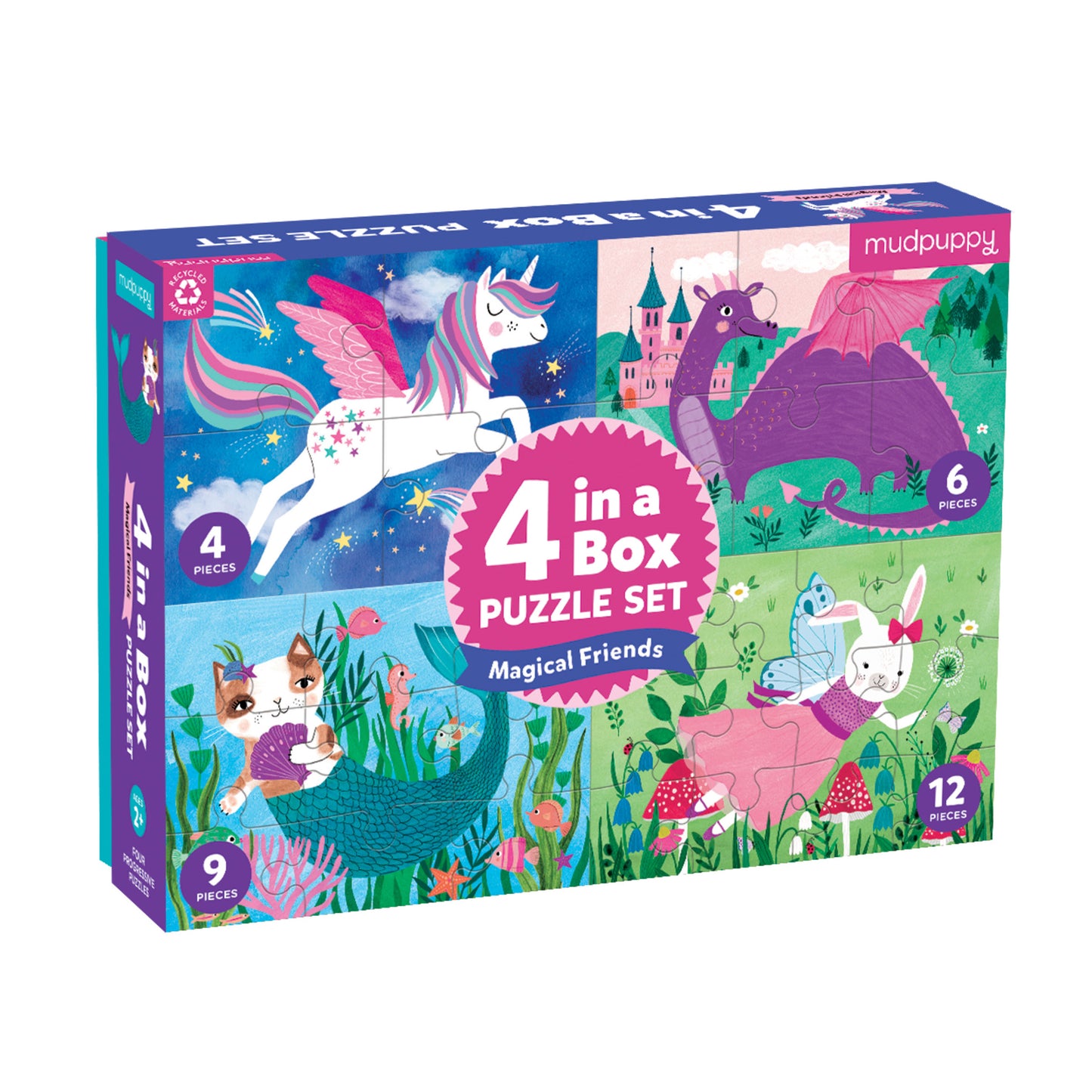 Magical Friends 4 in a Box Puzzle Set