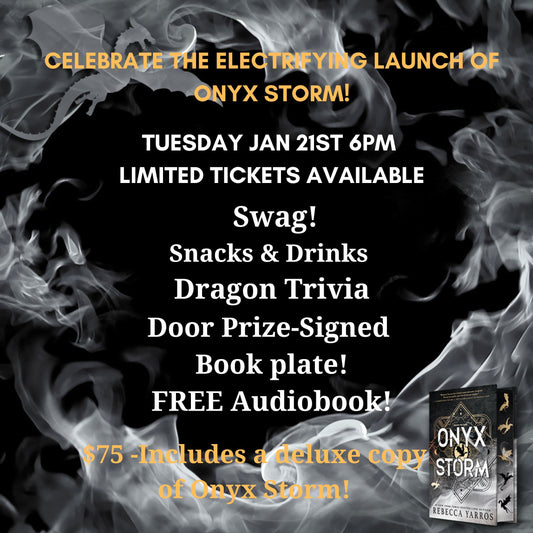 Onyx Storm Release Party