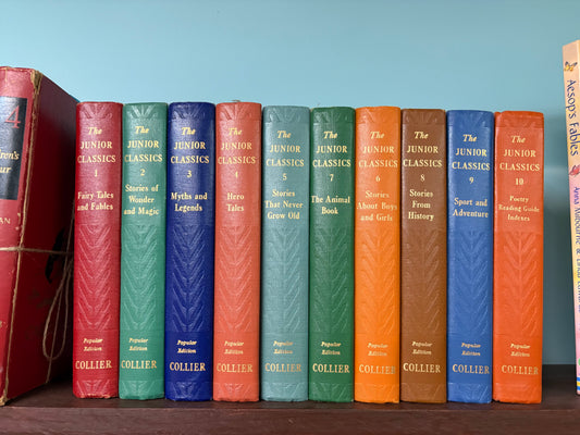 “The New Junior Classics – 10‐Volume Set (1938) – Williams & Dalphin, P.F. Collier & Son”