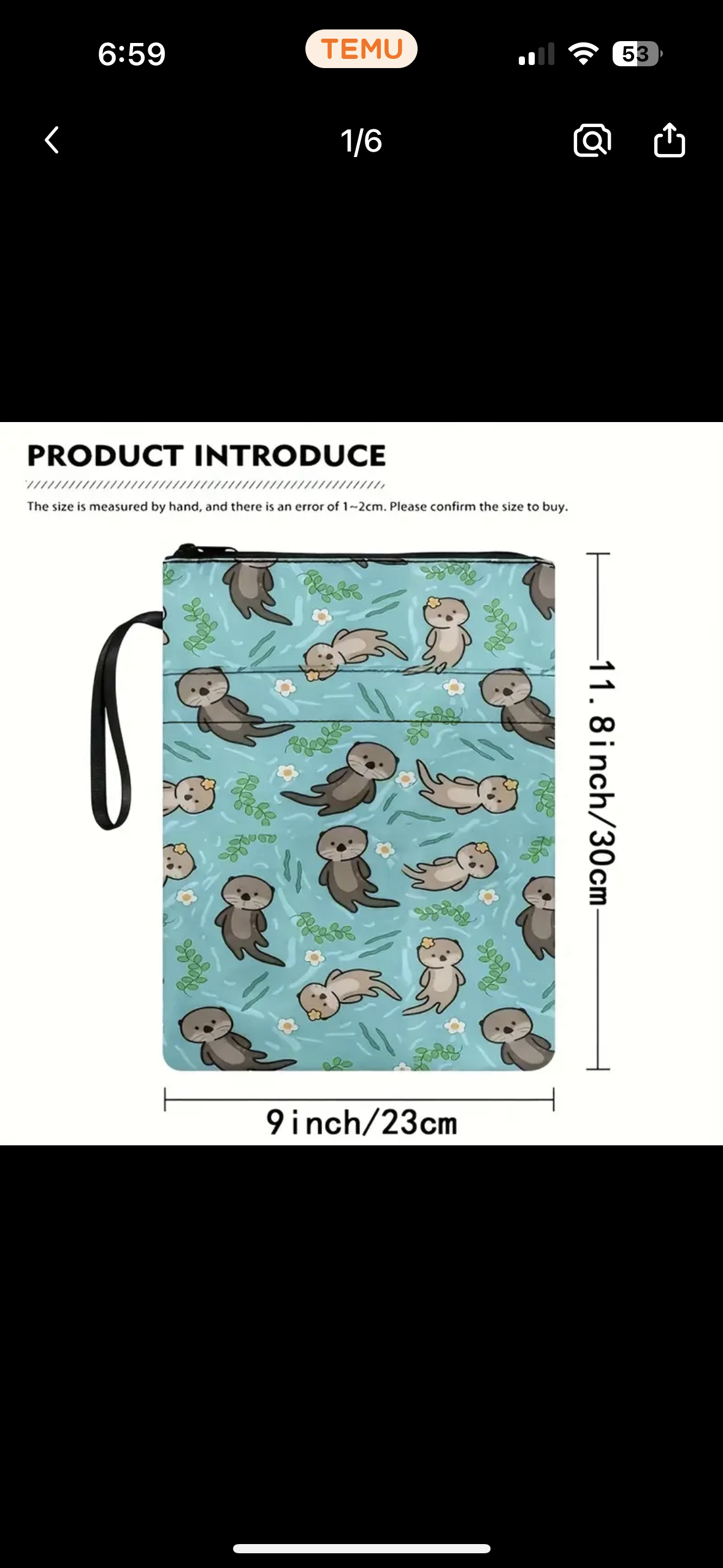 Zipper Book Sleeve