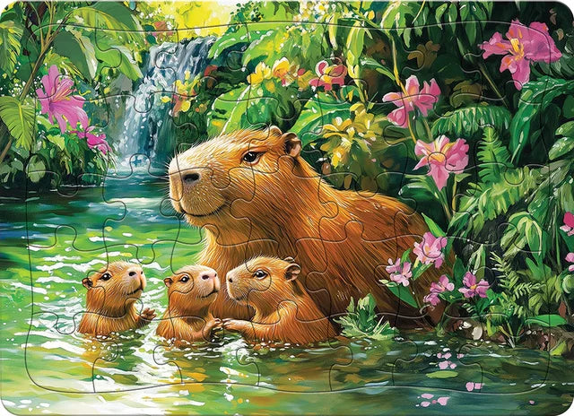 Capybaras 35 Piece Tray Puzzle
