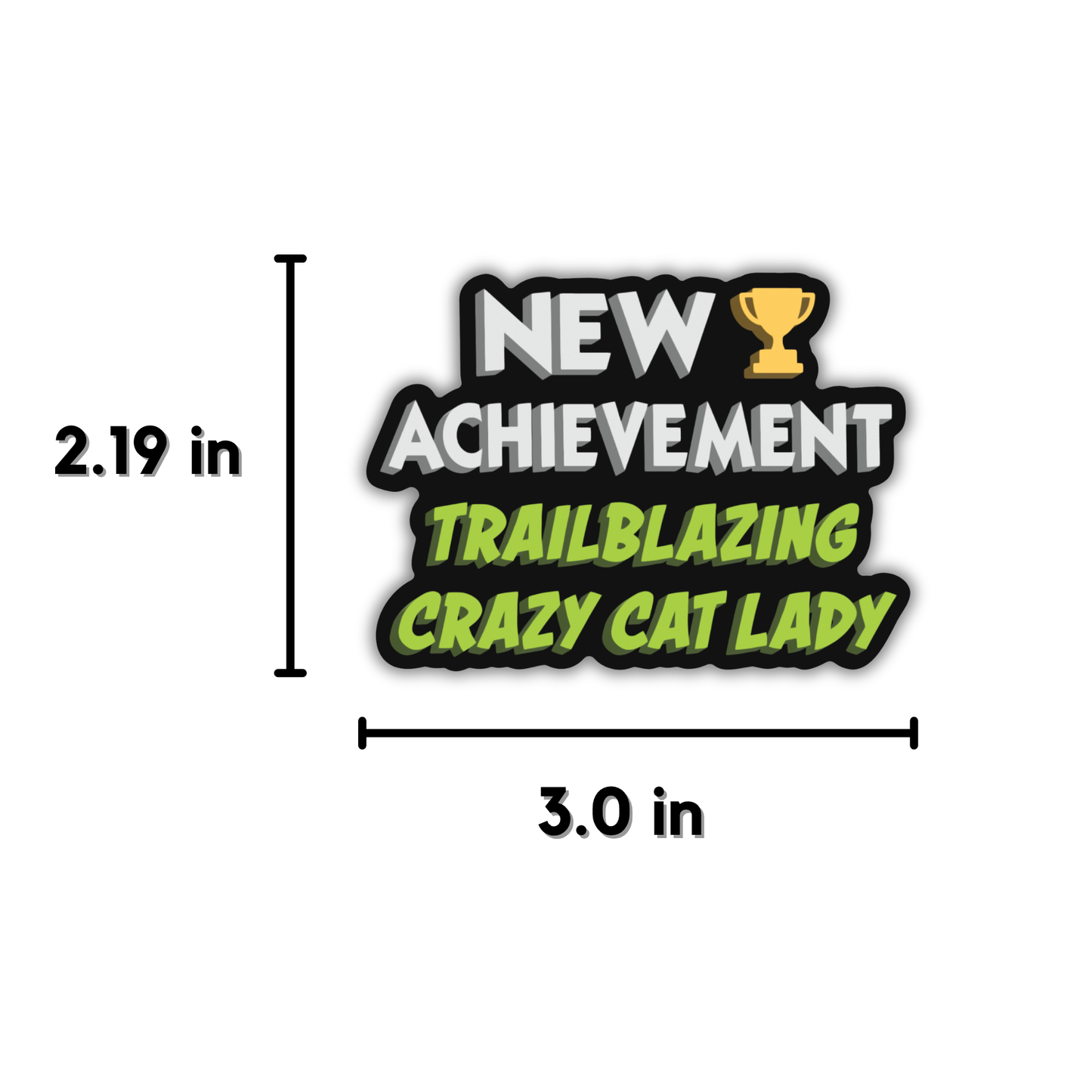 Trailblazing Crazy Cat Lady Sticker | Dungeon Crawler Carl