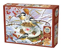 Chickadee Tea 275 piece puzzle