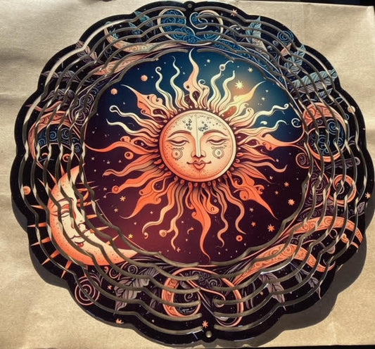 Sun and Moons Spinner 10"