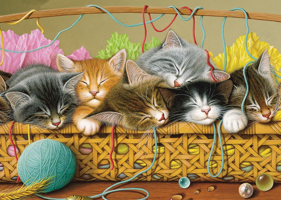Kittens in Basket (tray)