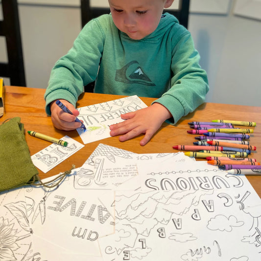 " Affirm Big"  Colouring Affirmation Deck by Jen Edwards (Local Author)