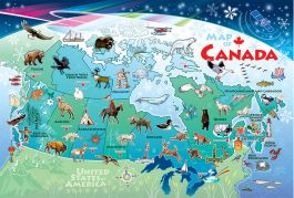 Map of Canada 48 pc