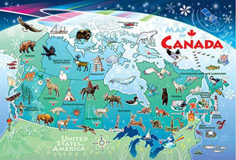 Canada Map (tray)