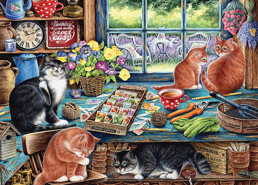 Garden Shed Cats (tray)