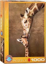 Giraffe Mother's Kiss