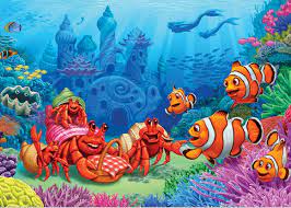 Clownfish gathering (35 Piece tray)