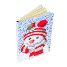 Crystal Art Notebook- Friendly Snowman