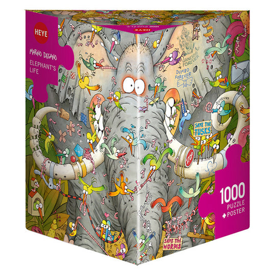 1000 Heye Elephant's life :  Triangle Box
